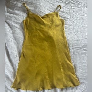 VRG GRL bias cut mini dress